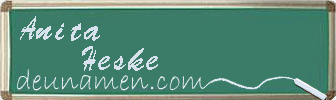 Anita Heske Visitenkarte